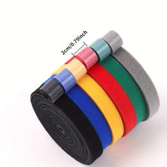 Hook & Loop Fastening Tape Self Adhesive Cable Straps Roll