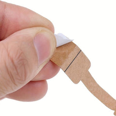 1000pcs Blank Brown Paper Tag Labels Jewelry Display Cards