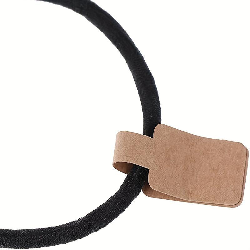1000pcs Blank Brown Paper Tag Labels Jewelry Display Cards