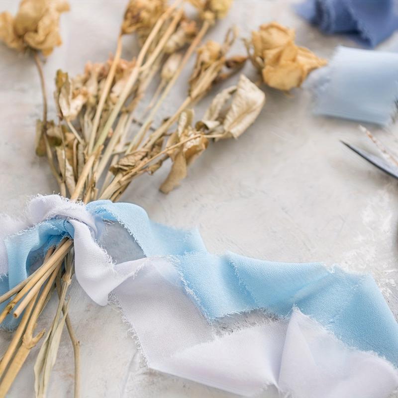 Chiffon Ribbon With Tassel 57m - Wedding Invitation Bouquet Decoration
