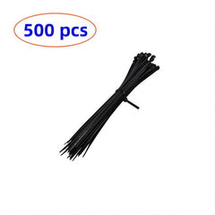 500pcs Nylon Wire Self Locking Cable Zip Ties Organiser Fasten Cable