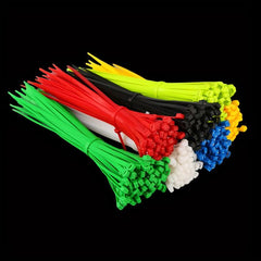 500pcs Nylon Wire Self Locking Cable Zip Ties Organiser Fasten Cable