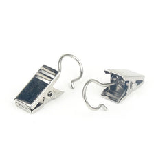 Stainless Steel Curtain Clips Hanging Hooks for Photos Home Decor