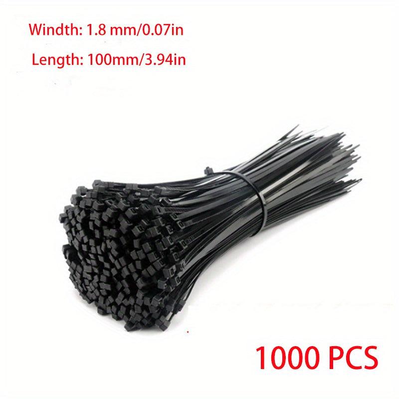 Self-Locking Nylon Cable Ties Fastening Loop Zipper Bag Ties Set