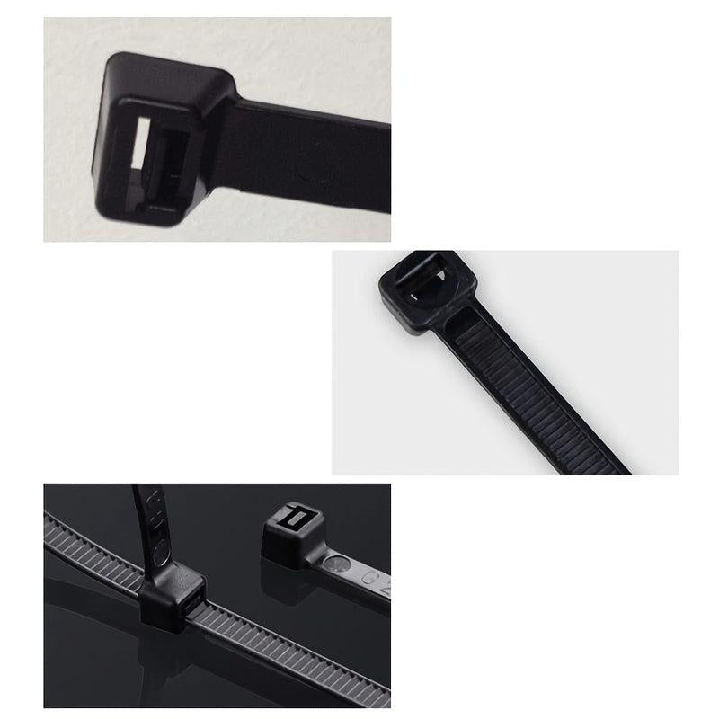 Self-Locking Nylon Cable Ties Fastening Loop Zipper Bag Ties Set