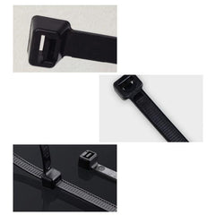 Self-Locking Nylon Cable Ties Fastening Loop Zipper Bag Ties Set