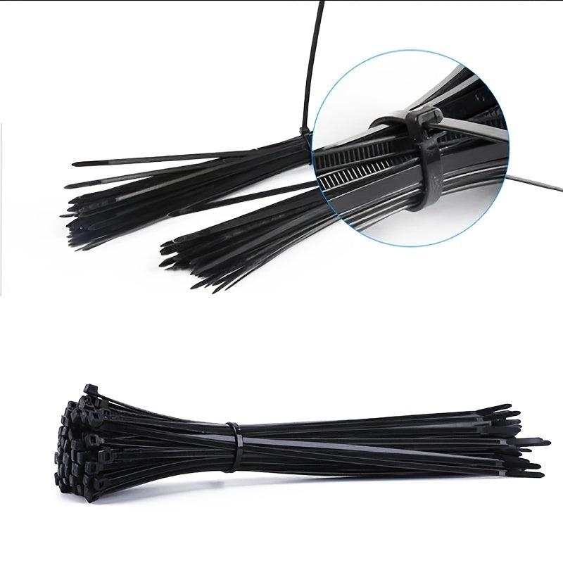 Self-Locking Nylon Cable Ties Fastening Loop Zipper Bag Ties Set