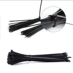Self-Locking Nylon Cable Ties Fastening Loop Zipper Bag Ties Set