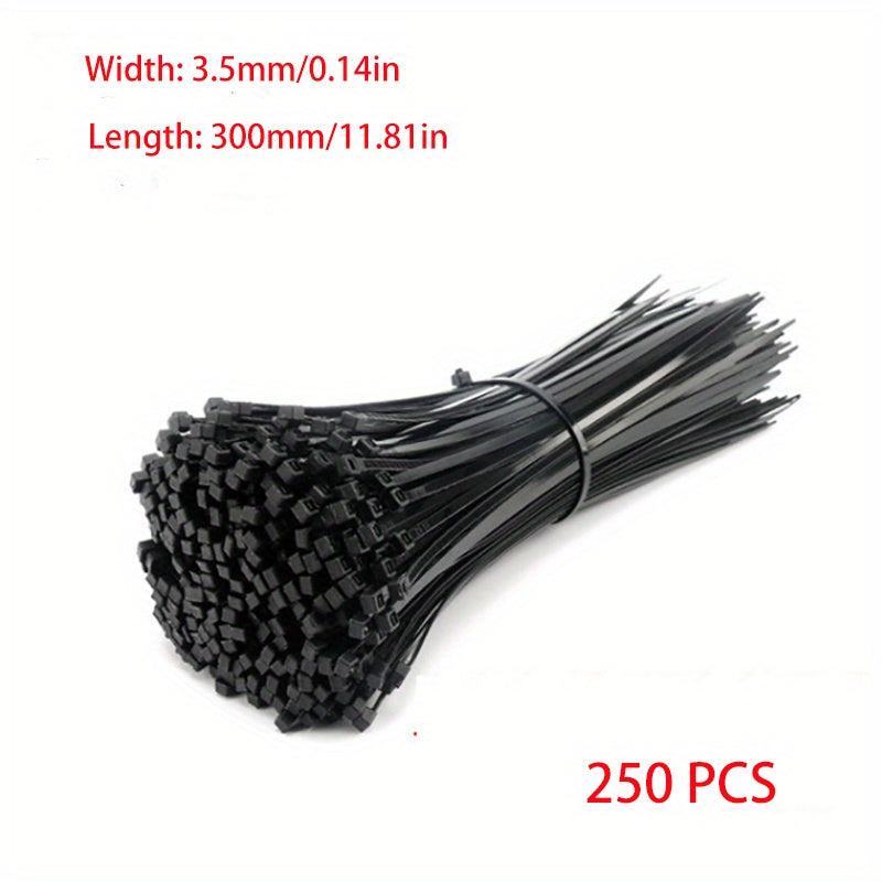 Self-Locking Nylon Cable Ties Fastening Loop Zipper Bag Ties Set