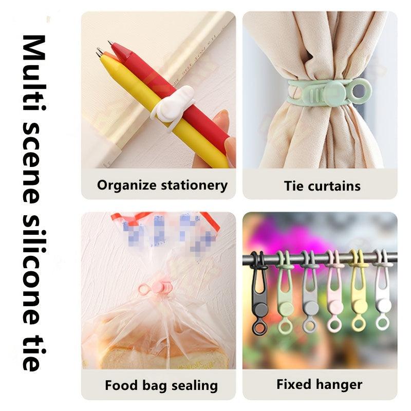 10 Pcs Silicone Binding Tape Cable Data Management Winder