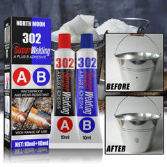 AB Casting Repair Agent Welding Glue - Fill Cracks, Quick Drying