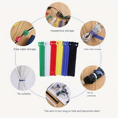 25pcs Reusable Cable Winder Organizer 17.78cm
