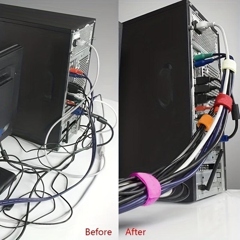 25pcs Reusable Cable Winder Organizer 17.78cm