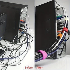 25pcs Reusable Cable Winder Organizer 17.78cm
