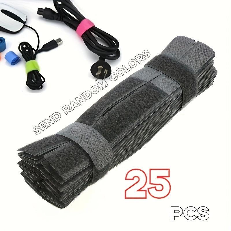 25pcs Reusable Cable Winder Organizer 17.78cm