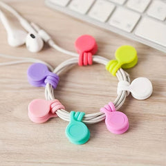 10pcs Magnet Earphone Winding Device For Phones