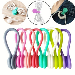 10pcs Magnet Earphone Winding Device For Phones