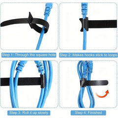 30 60pcs Cable Straps Nylon Fastening Cable Ties Reusable Cable Management