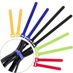 30 60pcs Cable Straps Nylon Fastening Cable Ties Reusable Cable Management