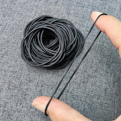 100 Pcs 40mm Rubber Bands Strong Elastic Band Office Stationery Holder