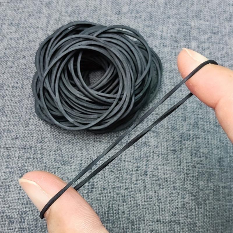 100 Pcs 40mm Rubber Bands Strong Elastic Band Office Stationery Holder