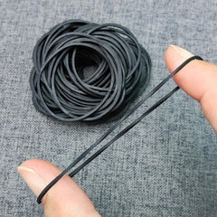 100 Pcs 40mm Rubber Bands Strong Elastic Band Office Stationery Holder