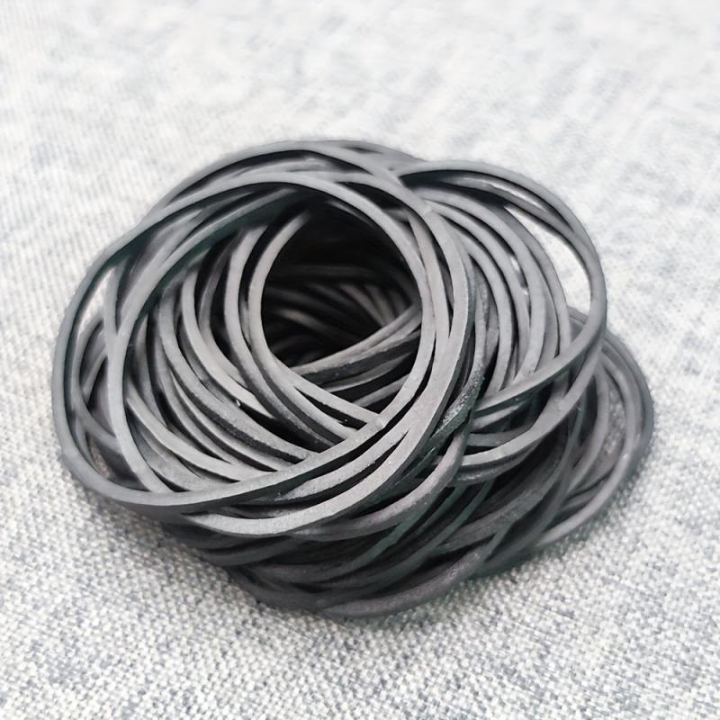 100 Pcs 40mm Rubber Bands Strong Elastic Band Office Stationery Holder