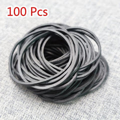 100 Pcs 40mm Rubber Bands Strong Elastic Band Office Stationery Holder