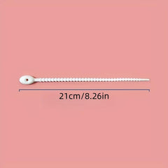 15pcs Candy Silicone Cable Ties Self-locking Binding Rope Data Cable Storage