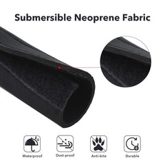 4Pcs Neoprene Zipper Cable Management Sleeve