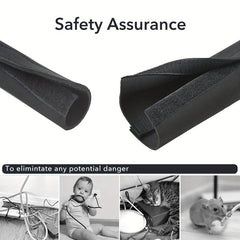 4Pcs Neoprene Zipper Cable Management Sleeve