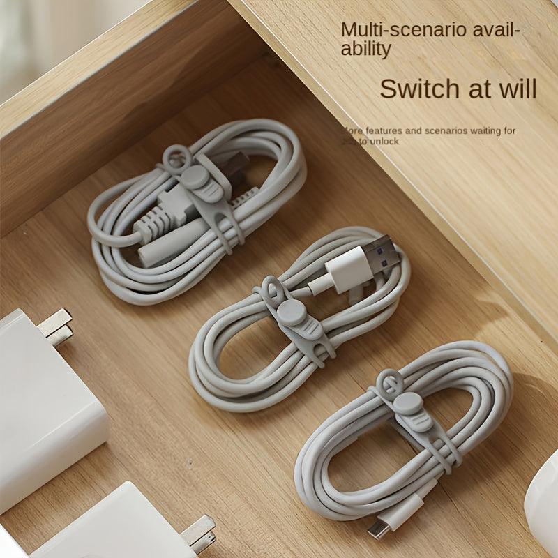 Silicone Data Cable Organizer Storage Soft Tie