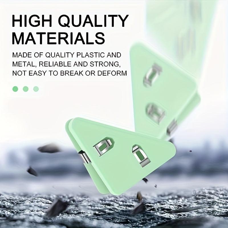 10pcs Corner Paper Clips Prevent Books Curling Plastic Page Markers Clips