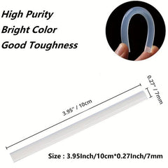 Clear Mini Hot Glue Sticks 3.95 Long - 7mm