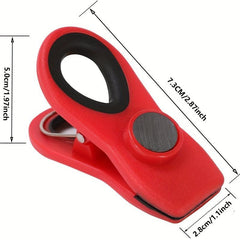 6pcs Magnetic Chip Bag Clips Multicolored Food Sealing Clips