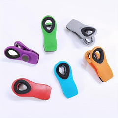 6pcs Magnetic Chip Bag Clips Multicolored Food Sealing Clips