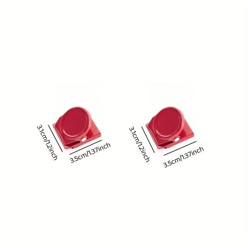 2pcs Magnetic Metal Clips Binder Clips Bag Clips Towel Clips Table Cloth Holder