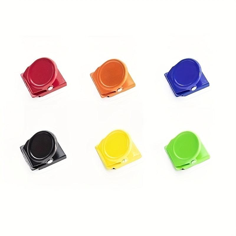 2pcs Magnetic Metal Clips Binder Clips Bag Clips Towel Clips Table Cloth Holder