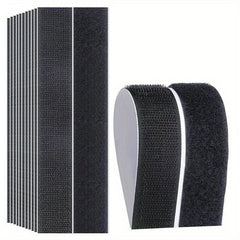 6 Pairs Heavy Duty Adhesive Hook & Loop Tapes - Home Office School Sewing