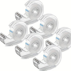 6 Packs Snail Tape Dispenser with Dispensing Base - 25 Meters