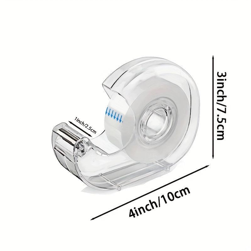 6 Packs Snail Tape Dispenser with Dispensing Base - 25 Meters