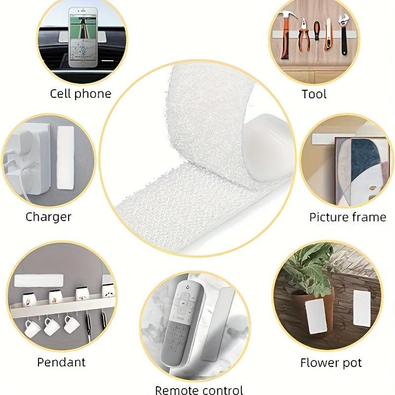 6 Sets Hook And Loop Tape 3 05 X 10 16 Cm Command Adhesive Strip Heavy Duty