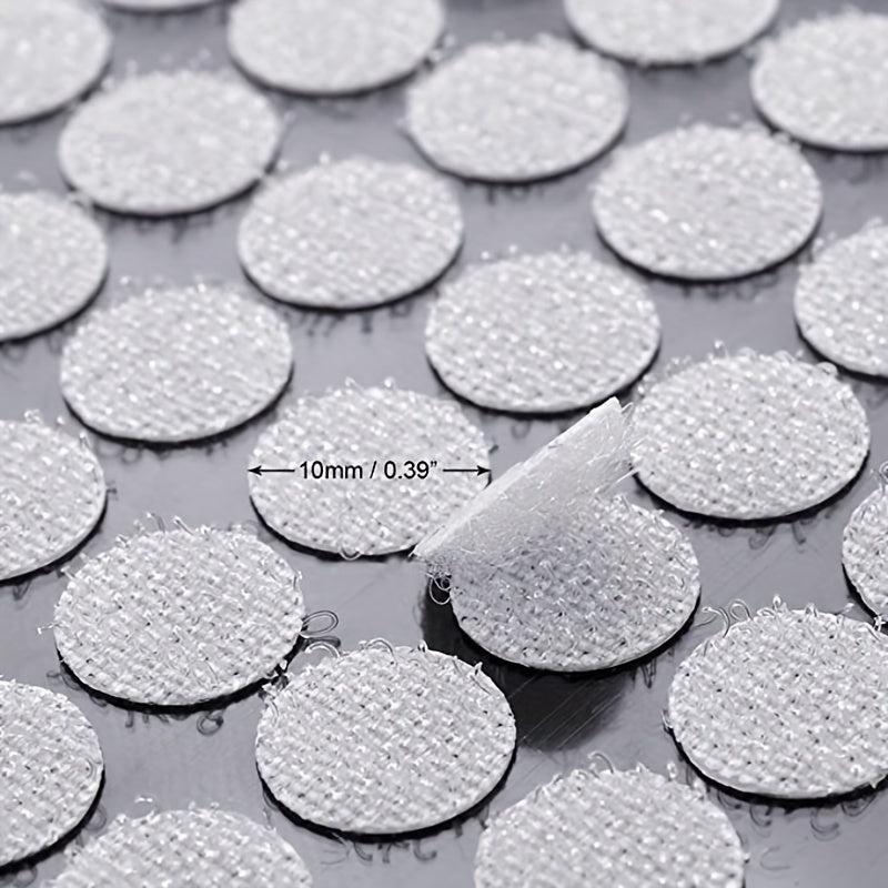 200pcs 100 Pairs Self Adhesive Hook Loop Dots 0 39inch Nylon Adhesive Coins