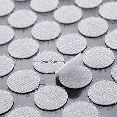 200pcs 100 Pairs Self Adhesive Hook Loop Dots 0 39inch Nylon Adhesive Coins