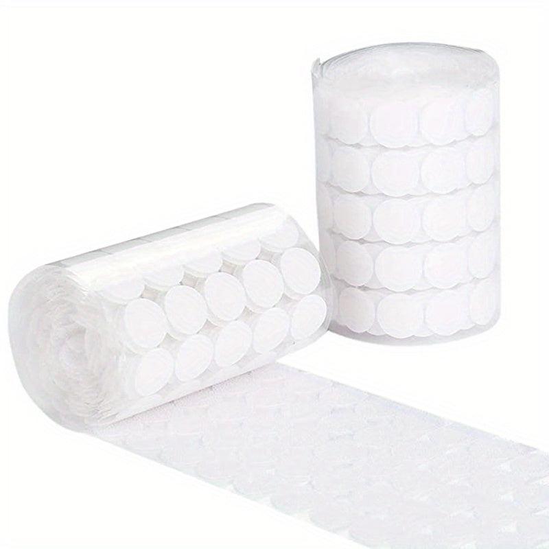 200pcs 100 Pairs Self Adhesive Hook Loop Dots 0 39inch Nylon Adhesive Coins