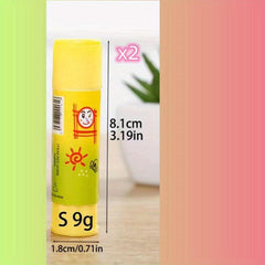2pcs Solid Glue Stick for Students DIY Strong Glue