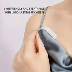 50pcs Invisible Anti-Slip Adhesive Stickers for Summer Clothes & Underwear