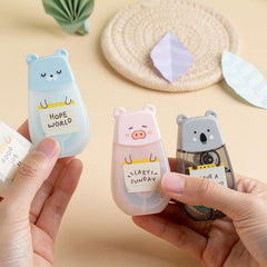Animal Cartoon Double Sided Adhesive Tape - Fun Touch for Projects