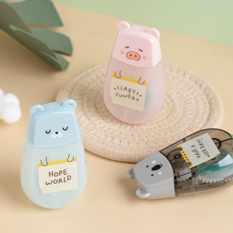 Animal Cartoon Double Sided Adhesive Tape - Fun Touch for Projects