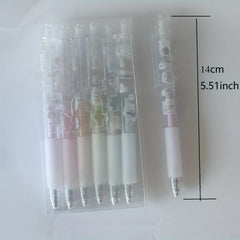 6pcs Press Dot Glue Pen Quick drying Applicator 1mm